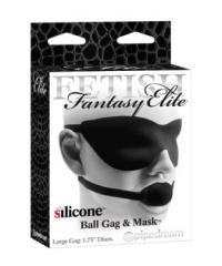 Кляп Ball Gag & Mask 1,75" черный