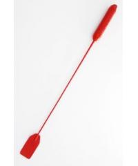 Красный стек с прямоугольным шлепком рукоятеой в виде фаллоса 62 см