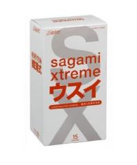 Презервативы SAGAMI Xtreme 0.04мм ультратонкие 15шт.,
