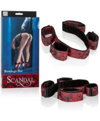 Бондаж Scandal Bondage Bar черный с красным se-2712-67-3