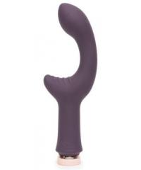 Фиолетовый вибратор Lavish Attention Rechargeable Clitoral G-Spot Vibrator - 18,4 см.