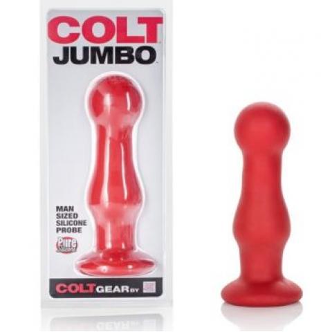  купить анальная пробка colt jumbo probe красная 