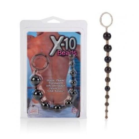 купить анальная цепочка x-10 beads черная