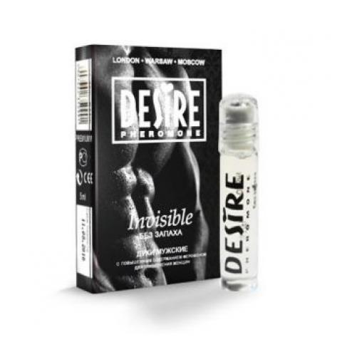  купить мужские духи desire invisible без запаха 5 ml