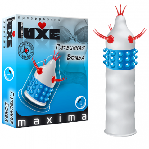  купить презервативы luxe maxima №1 глубинная бомба