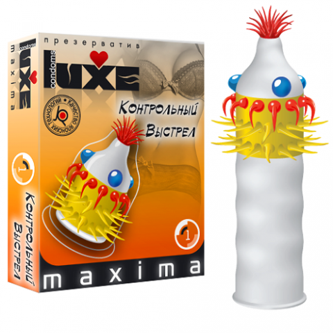  купить презервативы luxe maxima №1 контрольный выстрел