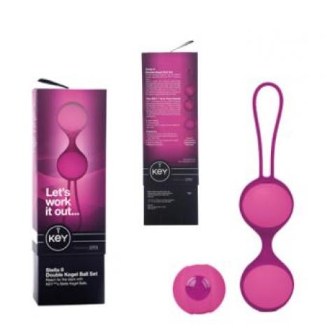  купить вагинальные шарики дуэт stella ii со сменным грузом розовые se-jo-8021-00