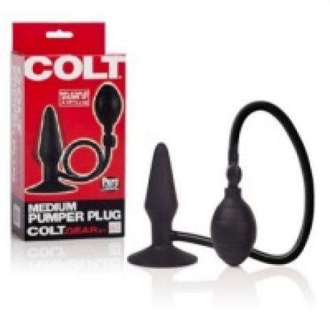  купить se-6868-05-3 анальная пробка-расширитель colt medium pumper plug из силикона черная se-6868-05-3