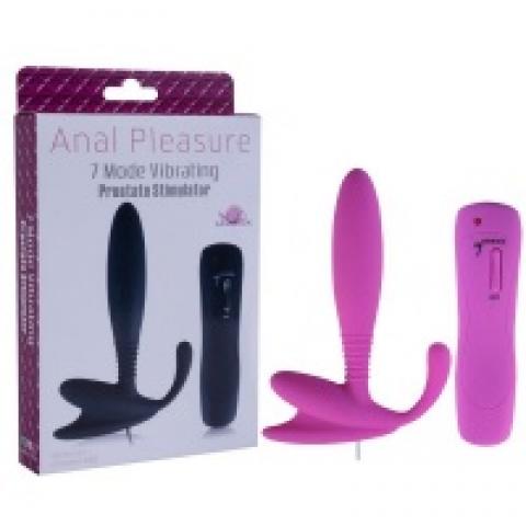  купить 28672 13002-pink розовый стимулятор простаты anal pleasure 7 mode prostate - 12 см.