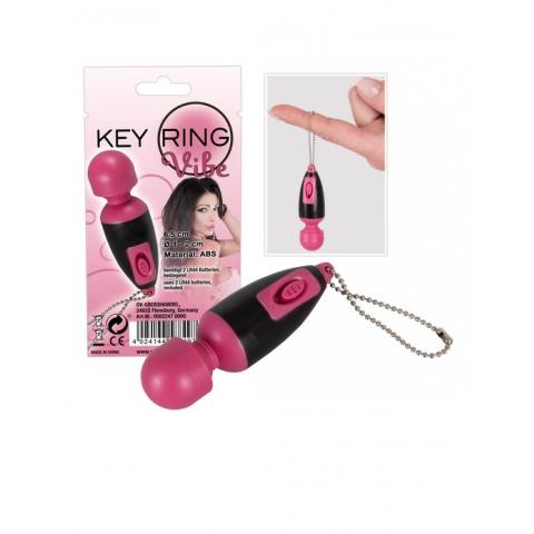  купить мини-вибратор key ring vibe в виде брелка  6.5 см
