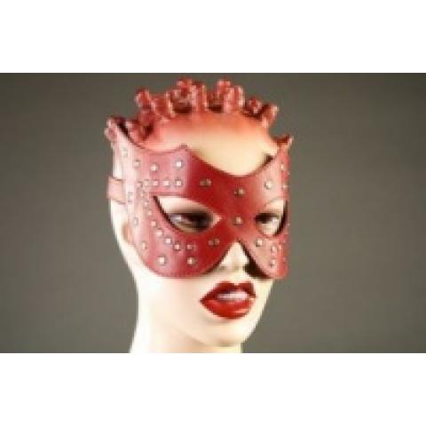  купить р33а красная кожаная маска с заклёпками