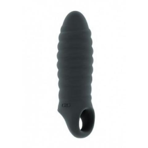 SH-SON036GRY Насадка Stretchy Thick Penis Extension Grey No.36 SH-SON036GRY
