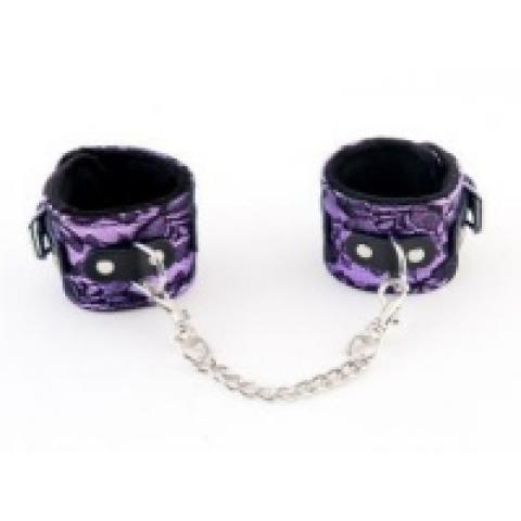 711003 Кружевные наручники пурпурные