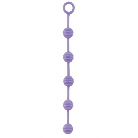 t111618 Анальные шарики Delight Throb Silicone Anal Beads
