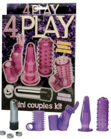  купить набор насадок с вибратором 4 play couples kit