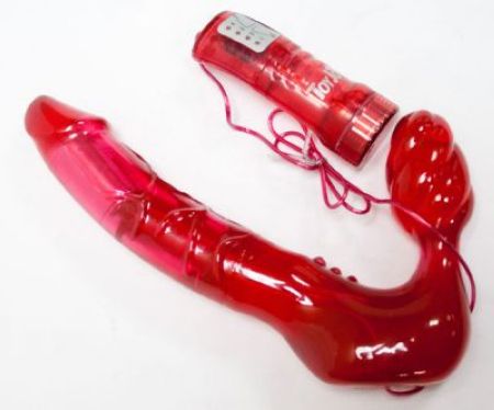  купить безремневой вагинальный страпон с вибратором bend over boyfriend red 21 см