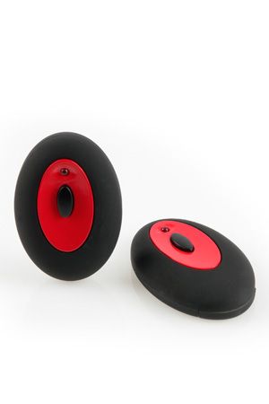   накладки самоклеющиеся proffesional wireless elektro-massage kit для электростимуляции черные 