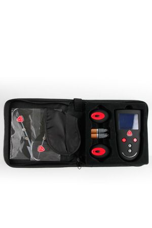  накладки самоклеющиеся proffesional wireless elektro-massage kit для электростимуляции черные наложенным платежом