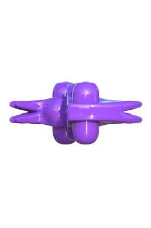 Эрекционное кольцо Wonderful Wabbit фиолетовое с вибрацией 
