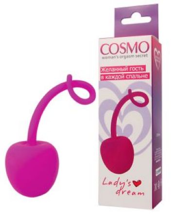  купить вагинальный шарик cosmo со смещенным центром 4см