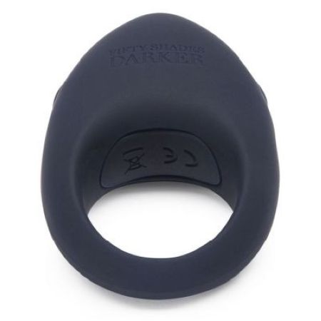  тёмно-синее эрекционное кольцо darker release together love ring наложенным платежом
