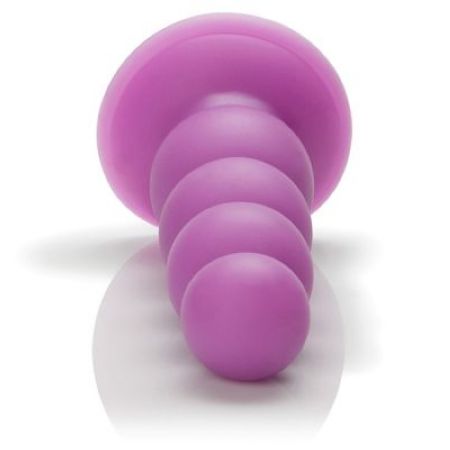 Фиолетовая анальная елочка Futurotic Plush Advanced - 13 см. 