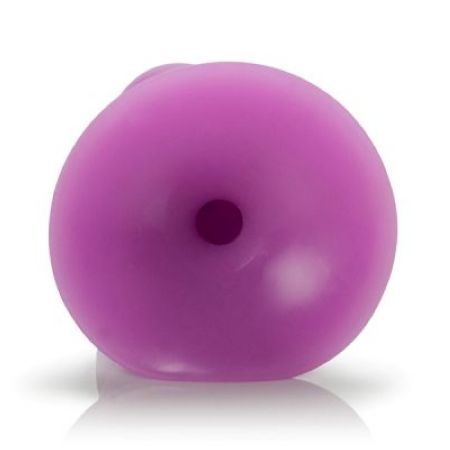 Фиолетовая анальная елочка Futurotic Plush Advanced - 13 см. 