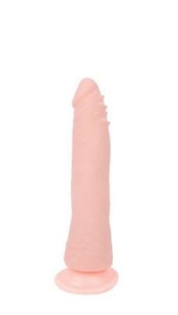  секс игрушка гнущийся фаллоимитатор телесного цвета - 20 см. 