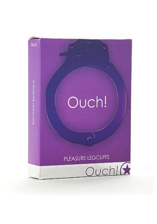 купить ou008pur фиолетовые оковы на ноги pleasure legcuffs