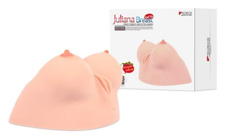  купить m01-002-01v полуторс juliana breast в виде груди с вибровагиной