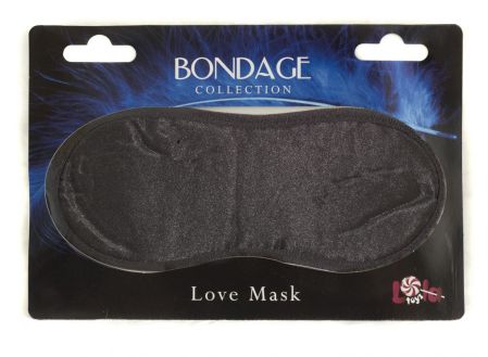  1030-01lola чёрная маска на глаза bondage наложенным платежом