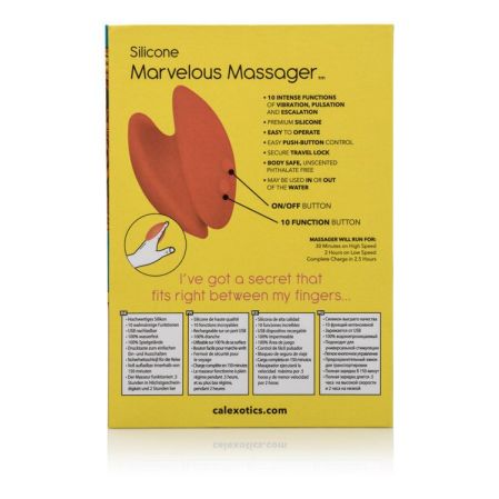 купить se-4409-20-3 оранжевый вибромассажер mini marvels silicone marvelous massager