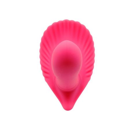 Клиторальный стимулятор FANCY CLAMSHELL с вагинальной пробкой и дистанционным управлением 