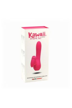  купить розовый вибратор с клиторальным стимулятором kawaii daisuki 3 - 15