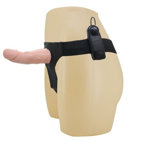  реалистичный страпон-фаллоимитатор на трусиках ultra passionate harness - 15 см. наложенным платежом