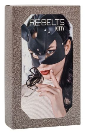  заказать c доставкой 7718rebelts маска с кошачьими ушками kitty black