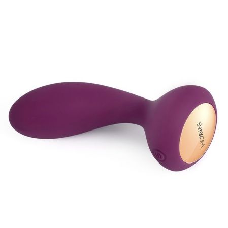  купить фиолетовый массажёр простаты julie violet с вибрацией и пультом ду