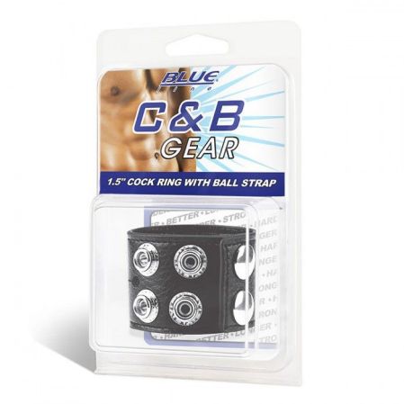 Ремень на член и мошонку 1.5 Cock Ring With Ball Strap 