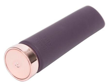 Фиолетовый мини-вибромассажёр Crazy For You Rechargeable Bullet Vibrator 