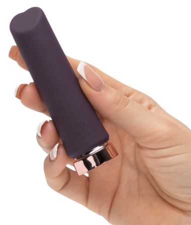 Фиолетовый мини-вибромассажёр Crazy For You Rechargeable Bullet Vibrator 