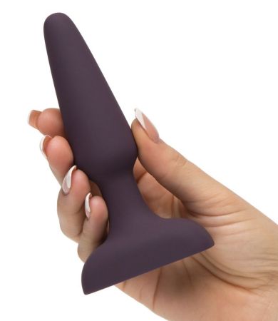  фиолетовая вибровтулка feel so alive rechargeable vibrating pleasure plug - 14 см. наложенным платежом