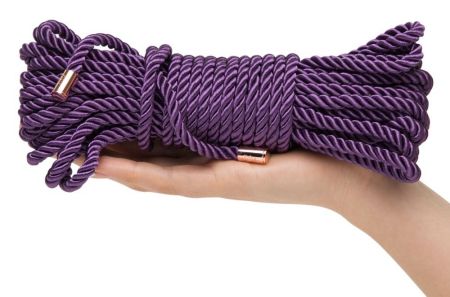  фиолетовая веревка для связывания want to play? 10m silky rope - 10 м. почтой россии 