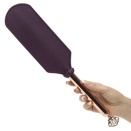  купить фиолетовый пэддл cherished collection leather and suede paddle - 41 см.