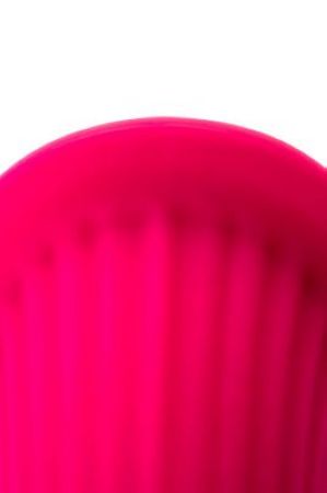 Розовый вибратор с шаровидной головкой - 20 см A-toys 