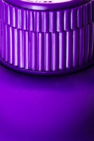  фиолетовый вибратор с утолщением посередине и клиторальным зайчиком - 18 см. почтой россии 