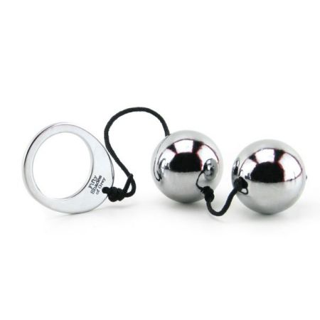  вагинальные шарики silver metal ben wa balls тяжелые из металла наложенным платежом