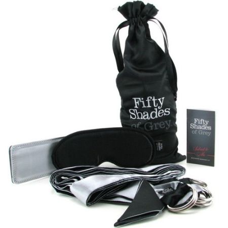  купить fs-40184 набор фетиш-аксессуаров first time bondage kit черный с серым