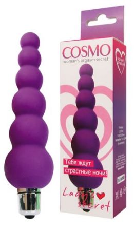  купить вибромассажер с шариками разного диаметра «cosmo»
