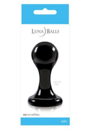  купить анальная пробка на присоске luna balls small 4 см