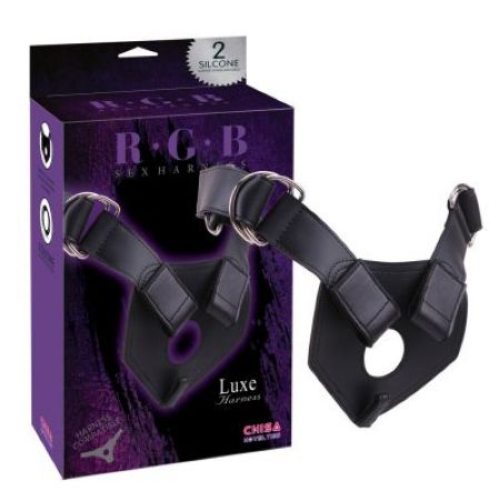  секс игрушка трусики со сменным кольцом "luxe harness" 